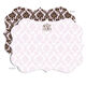 Personalized Pink Blush Damask Stationery Image 4 of 4